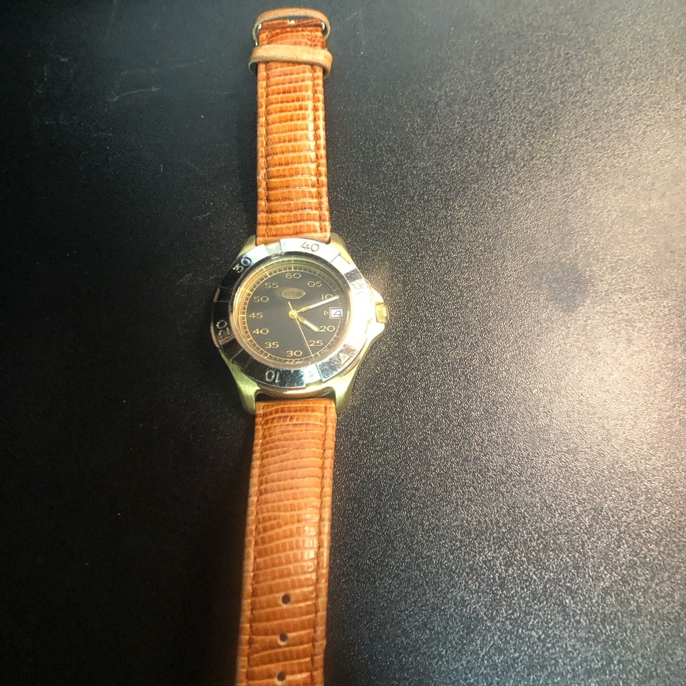 G by Guess Gold and Tan Men's Watch